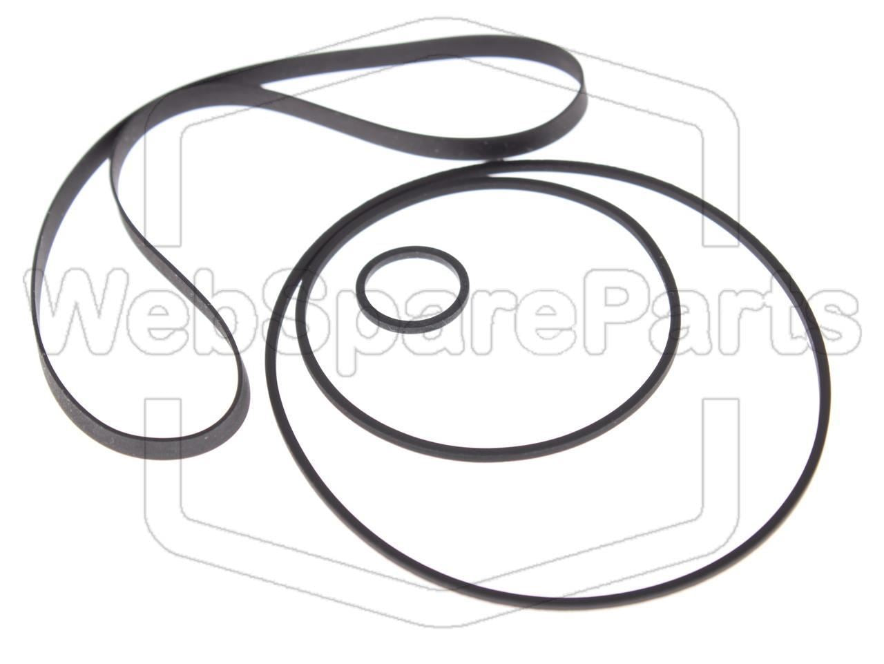 Kit Courroies Pour Platine Cassette Aiwa SD-L22