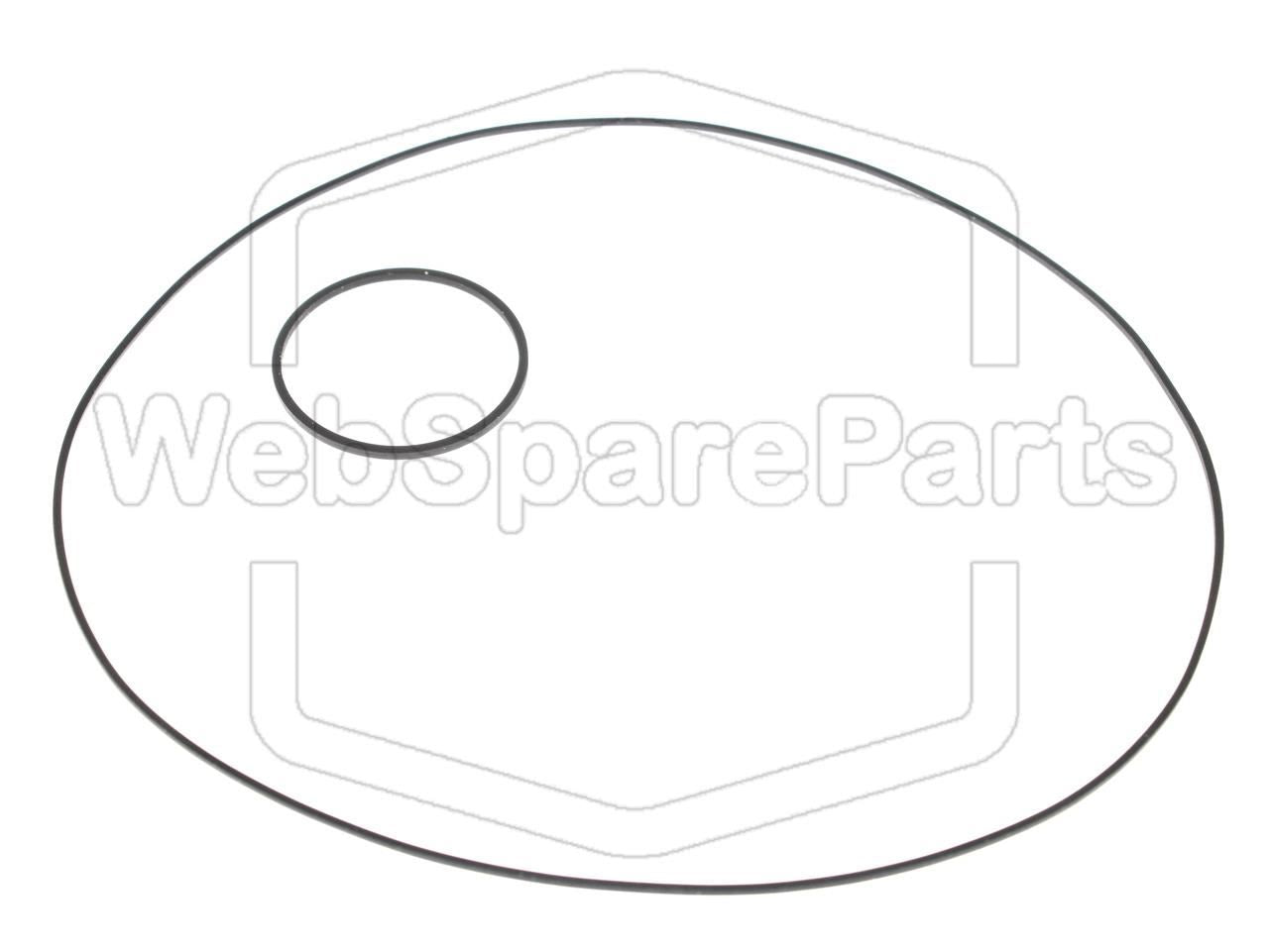 Kit courroies pour autoradio cassette Sony XR-L240