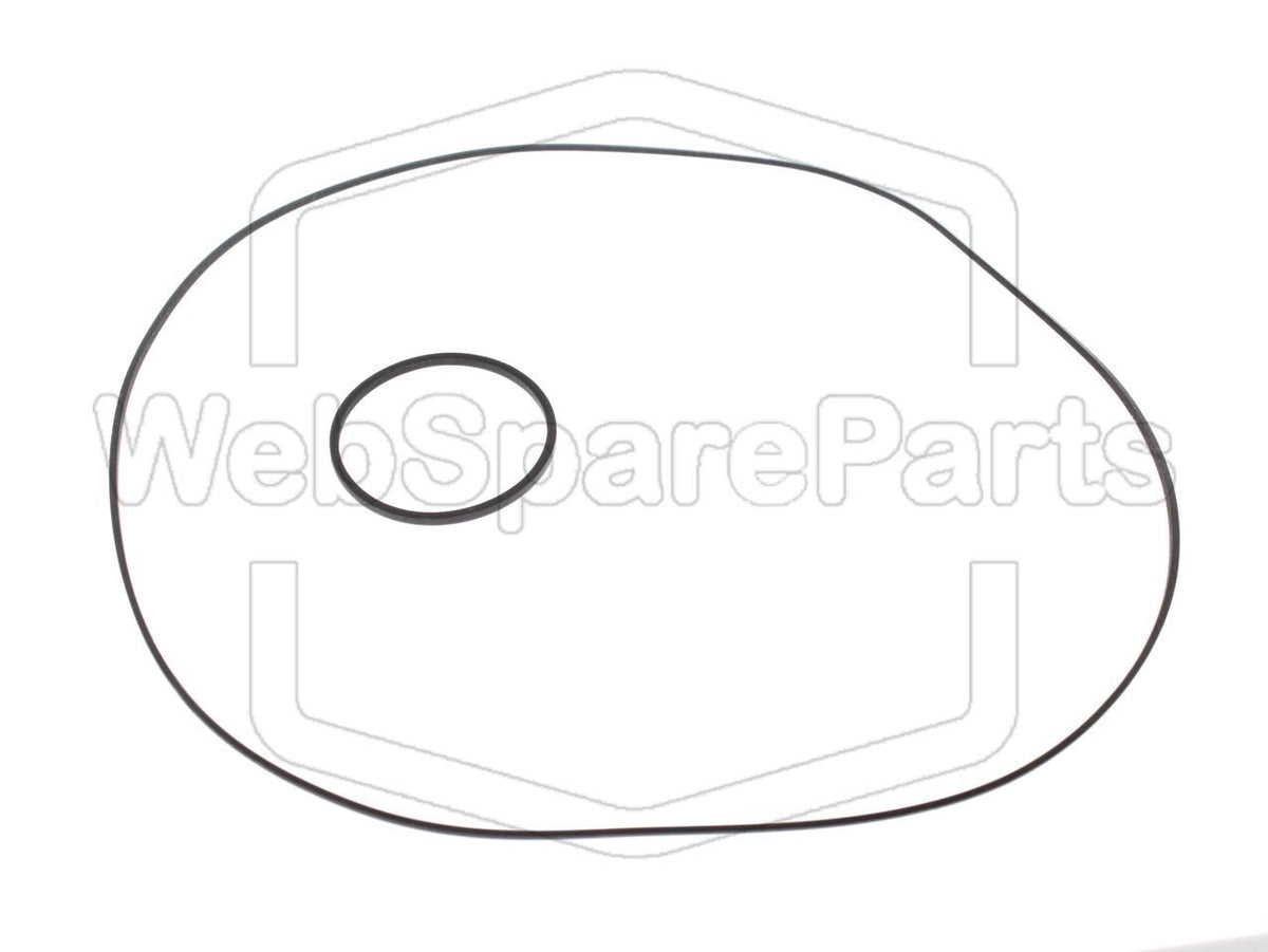 Kit courroies pour autoradio cassette Grundig WKC2831F