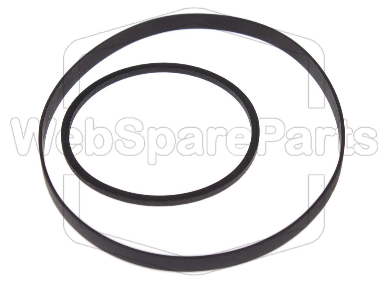 Kit courroies compatible Nordmende CV-2101 Video Movie pour réparation caméscope
