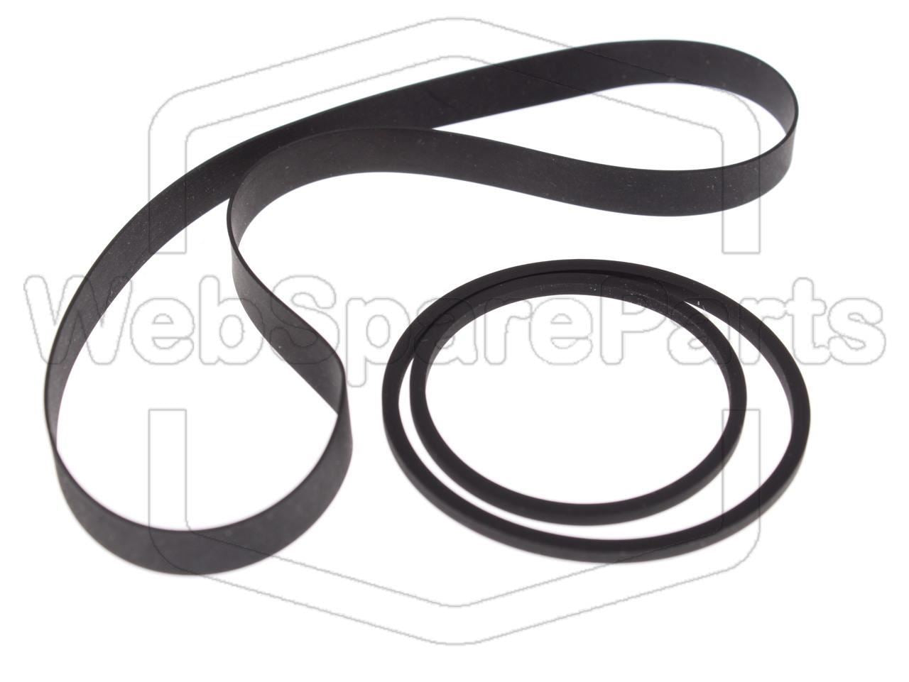 Kit Courroies Pour Magnétoscope Telefunken VR-540