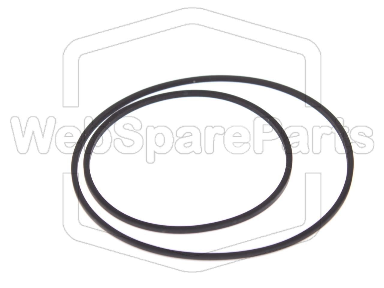 Kit courroies compatible Sony CFS-244 pour réparation radio cassette