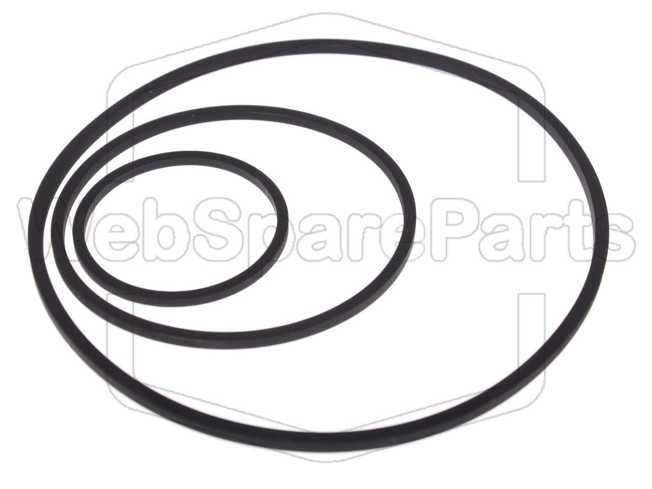Kit Courroies Pour Magnétoscope Fujitsu General VGX-520