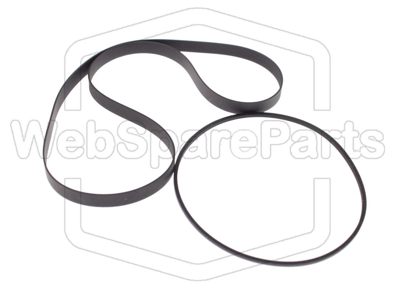 Kit Courroies Pour Platine Cassette Sansui D-190