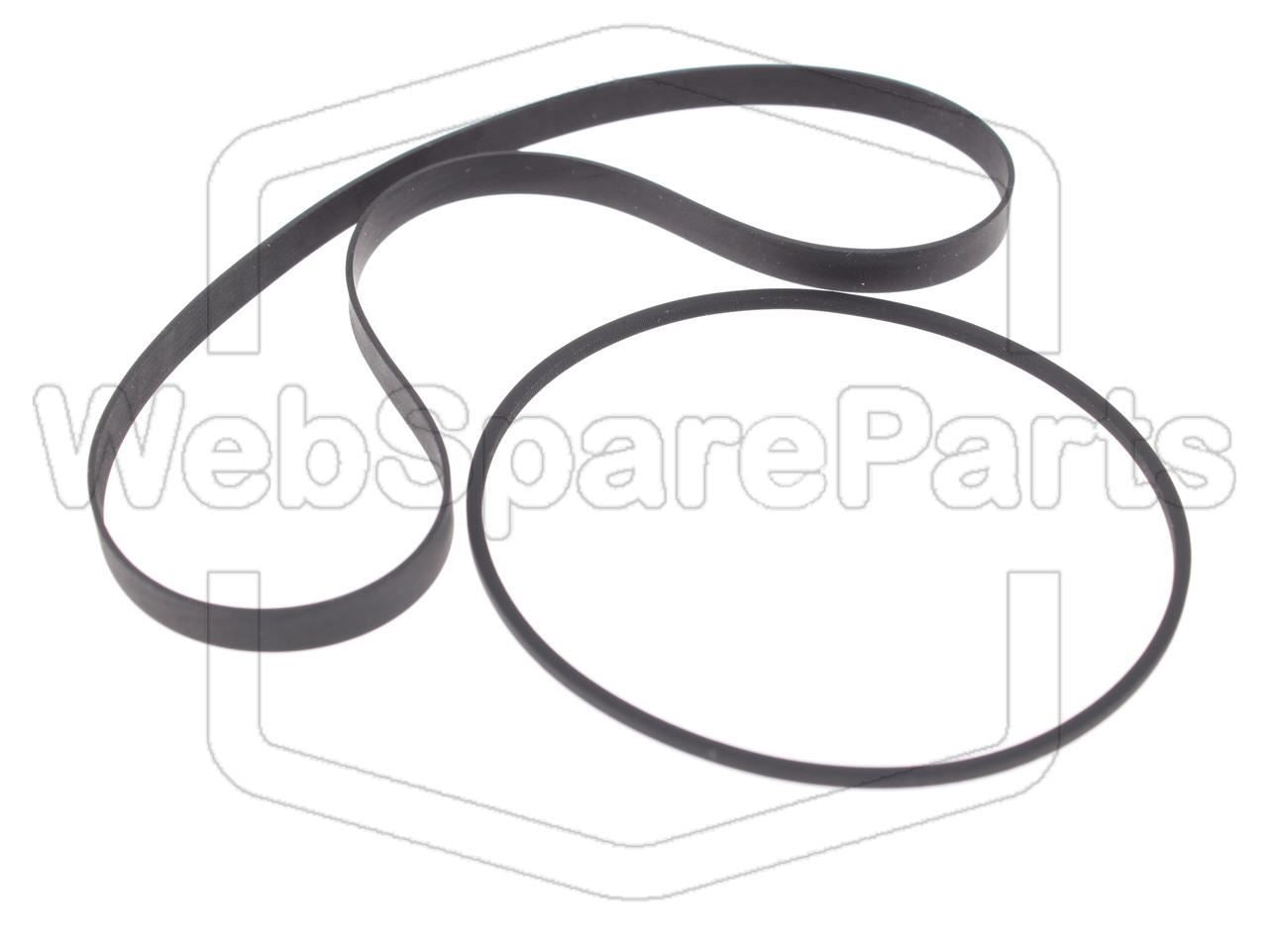 Kit Courroies Pour Platine Cassette Aiwa AD-3600