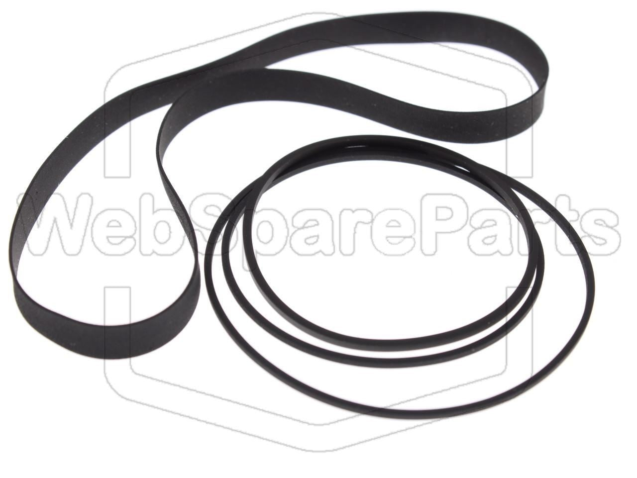 Kit Courroies Pour Magnétoscope Sharp VC-387