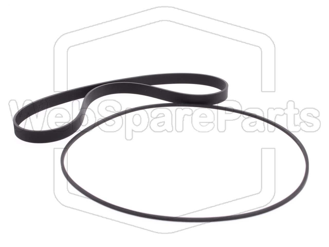 Kit Courroies Pour Magnétophone Bobine Akai 4000 DS