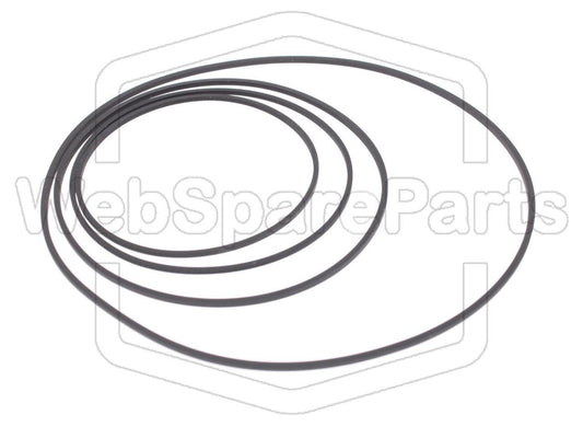 Kit Courroies Pour Platine Cassette Marantz PMD-340
