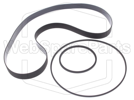 Kit Courroies Pour Platine Cassette Sharp RT-350