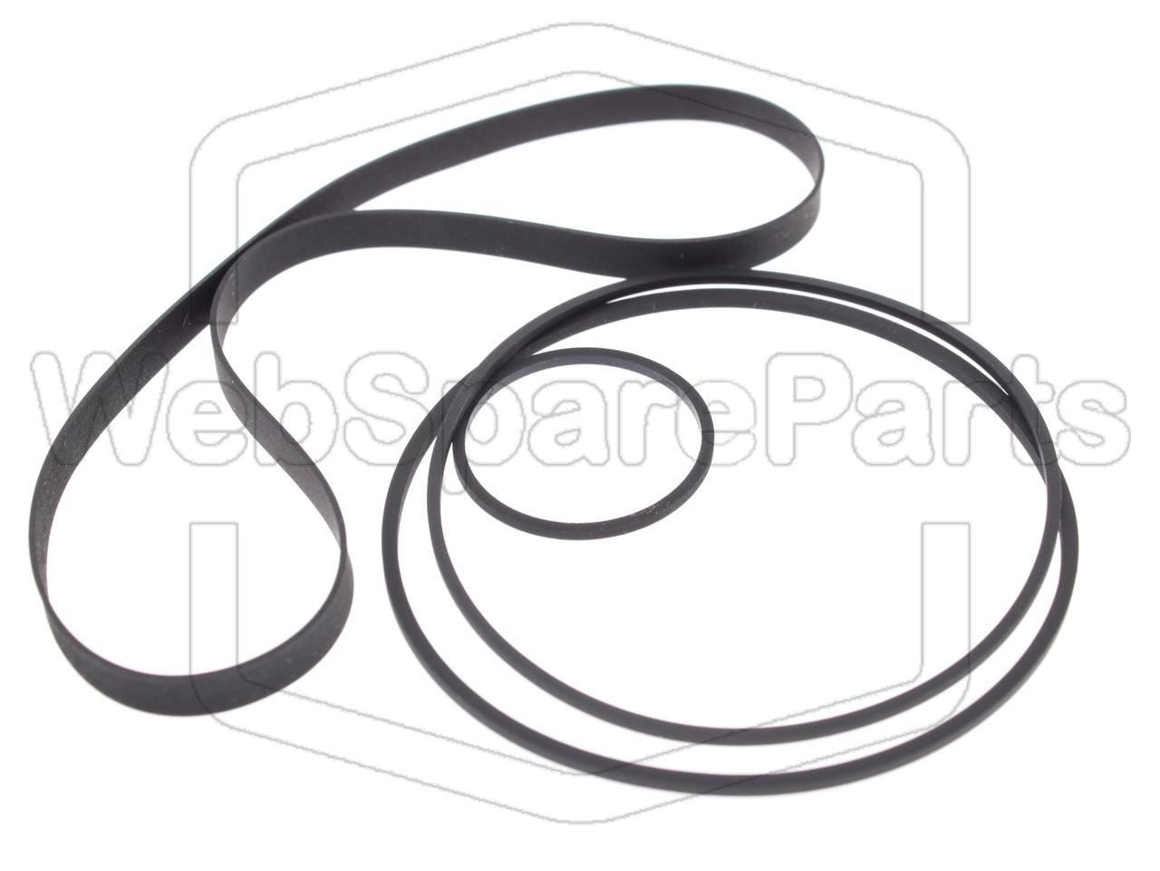 Kit Courroies Pour Platine Cassette Aiwa AD-F360