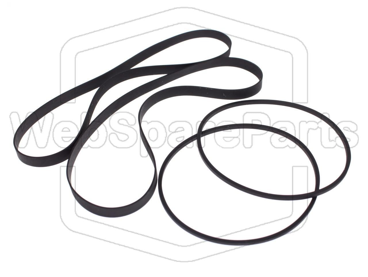 Kit Courroies Pour Platine Cassette Grundig CCF-301