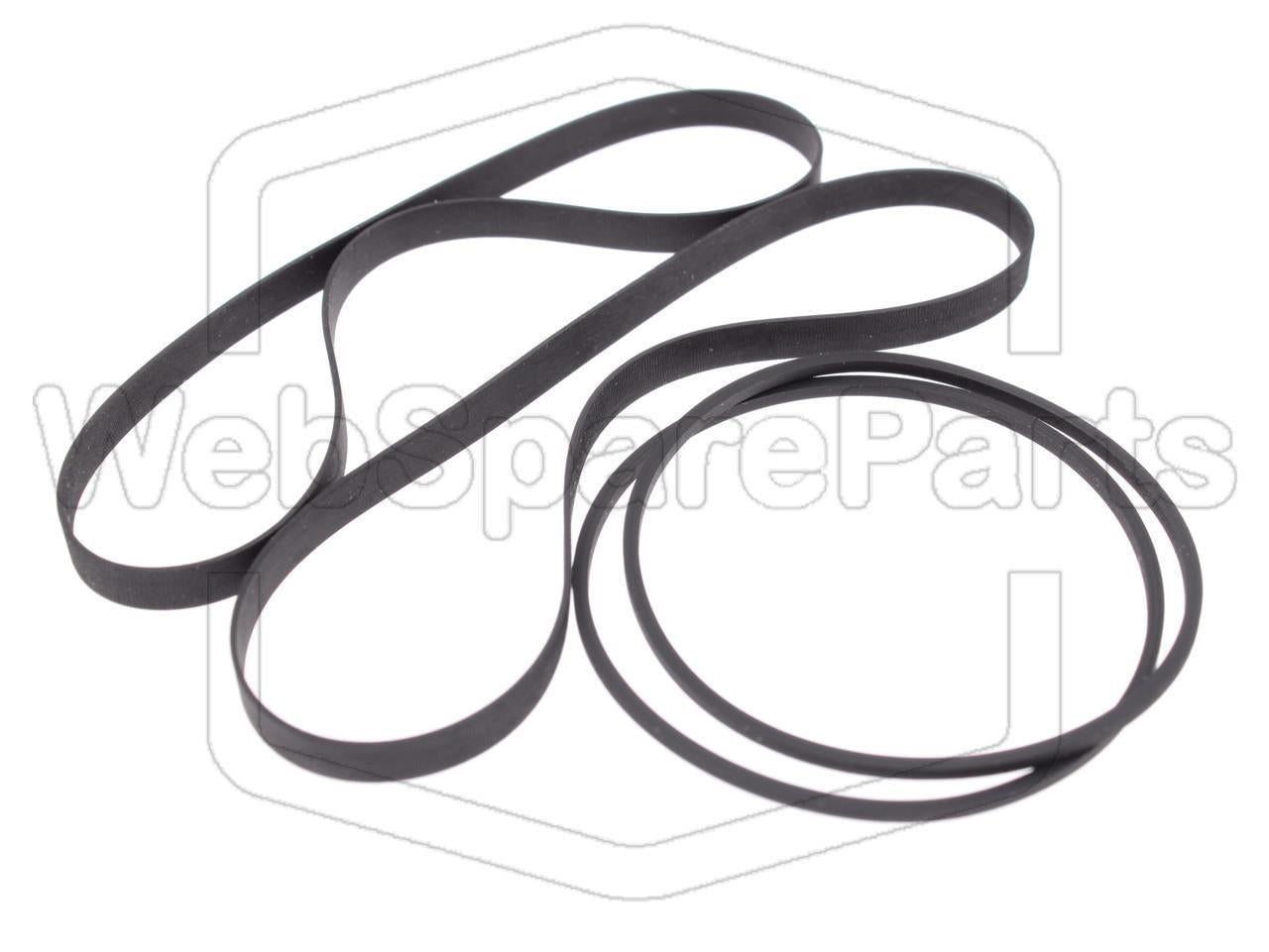 Kit Courroies Pour Platine Cassette Stéréo Kenwood KX-W6050