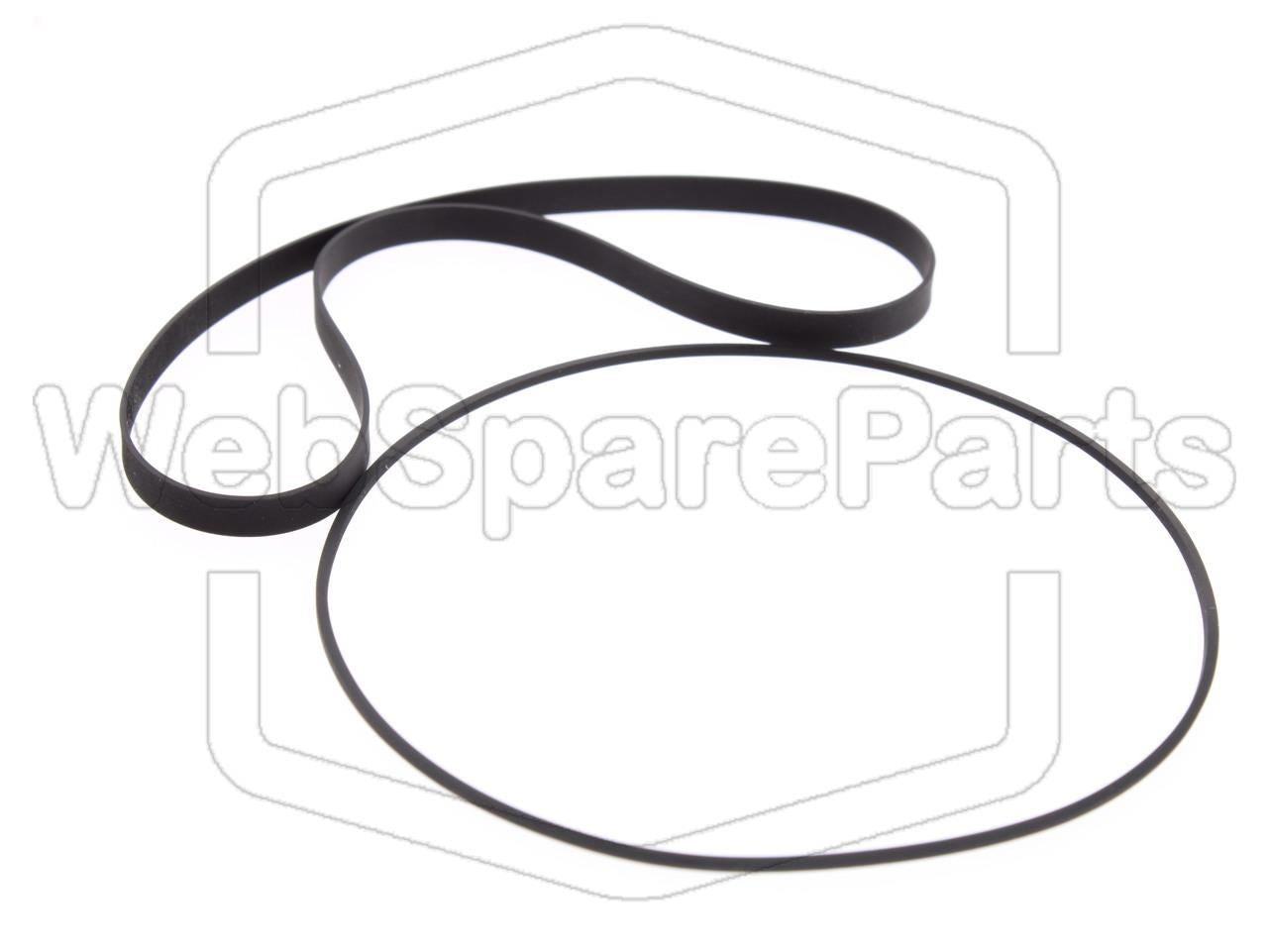 Kit Courroies Pour Platine Cassette Sony TC-R303