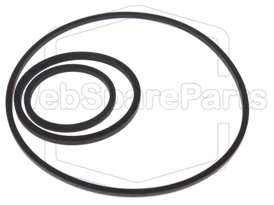 Kit Courroies Pour Magnétoscope Fisher FVH-P905 K