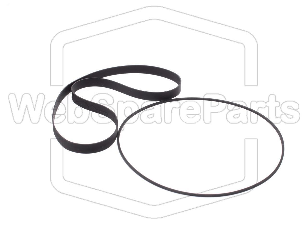 Kit Courroies Pour Platine Cassette Akai GX-C570D