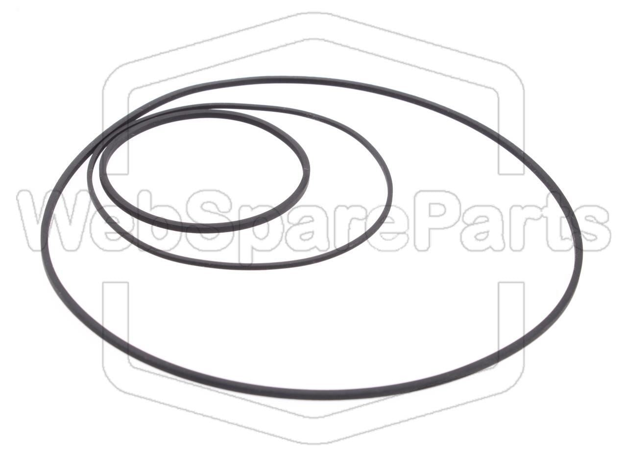 Kit Courroies (Version 1) Pour Platine Cassette Akai GX-C44D