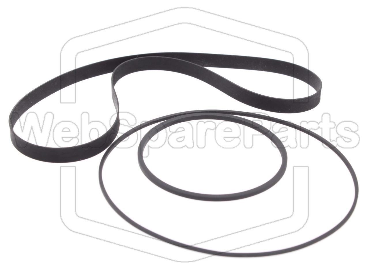 Kit Courroies Pour Platine Cassette Akai GX-C709D