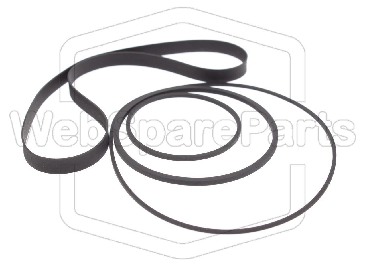 Kit Courroies Pour Platine Cassette Pioneer CT-606