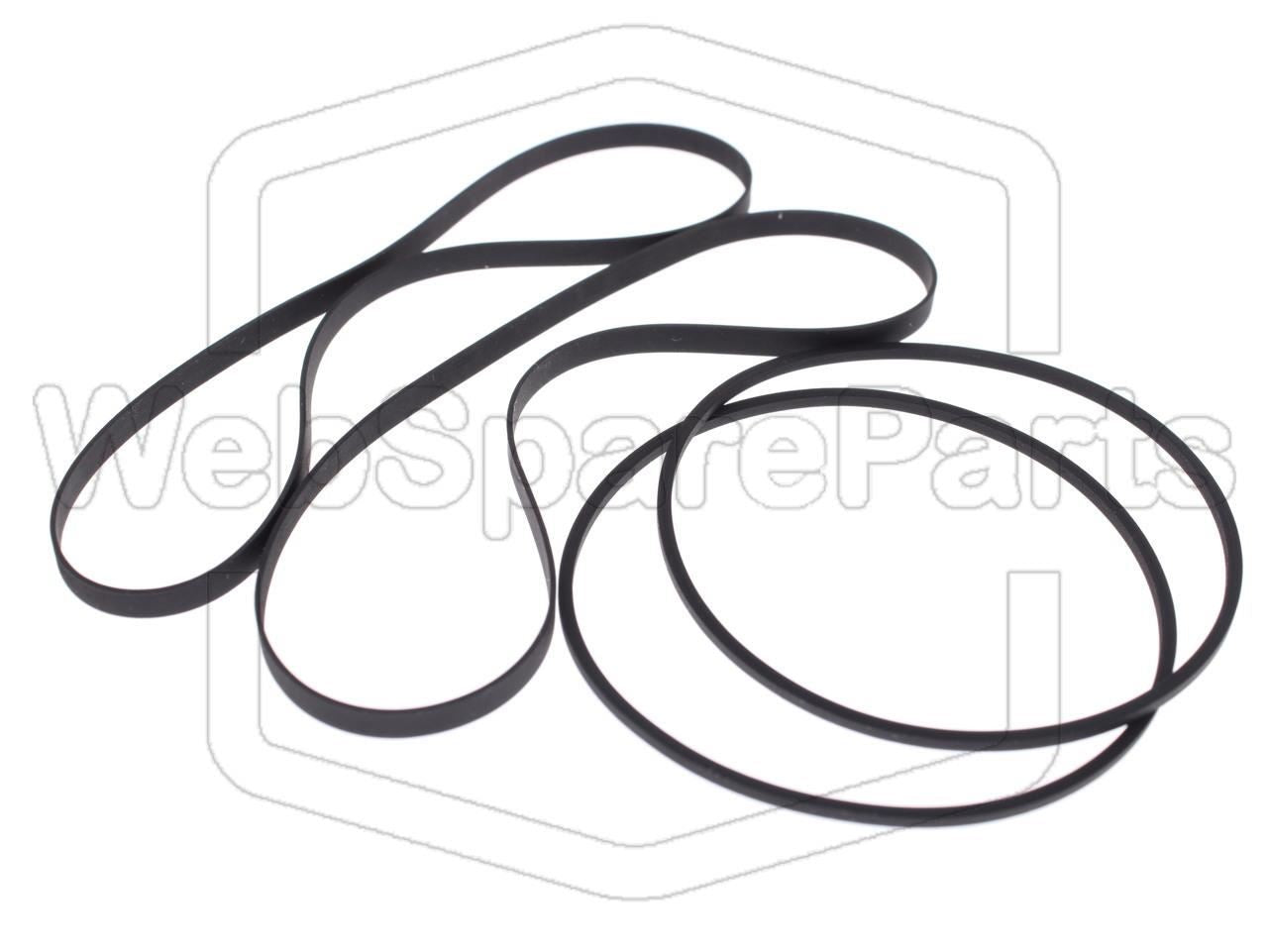Kit Courroies Pour Platine Cassette Sony TC-WE435
