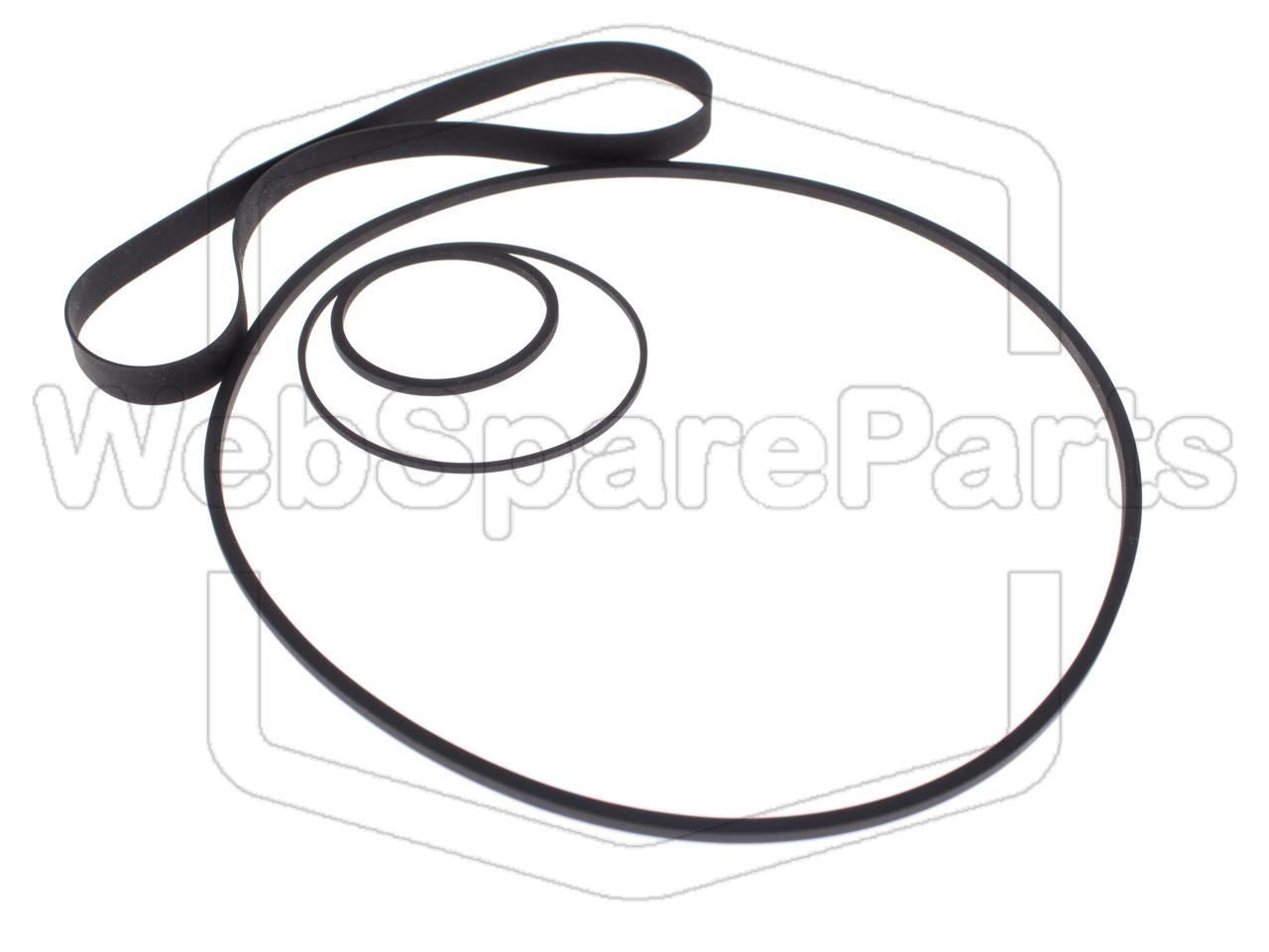 Kit de courroies pour magnétoscope Nordmende V-101 I