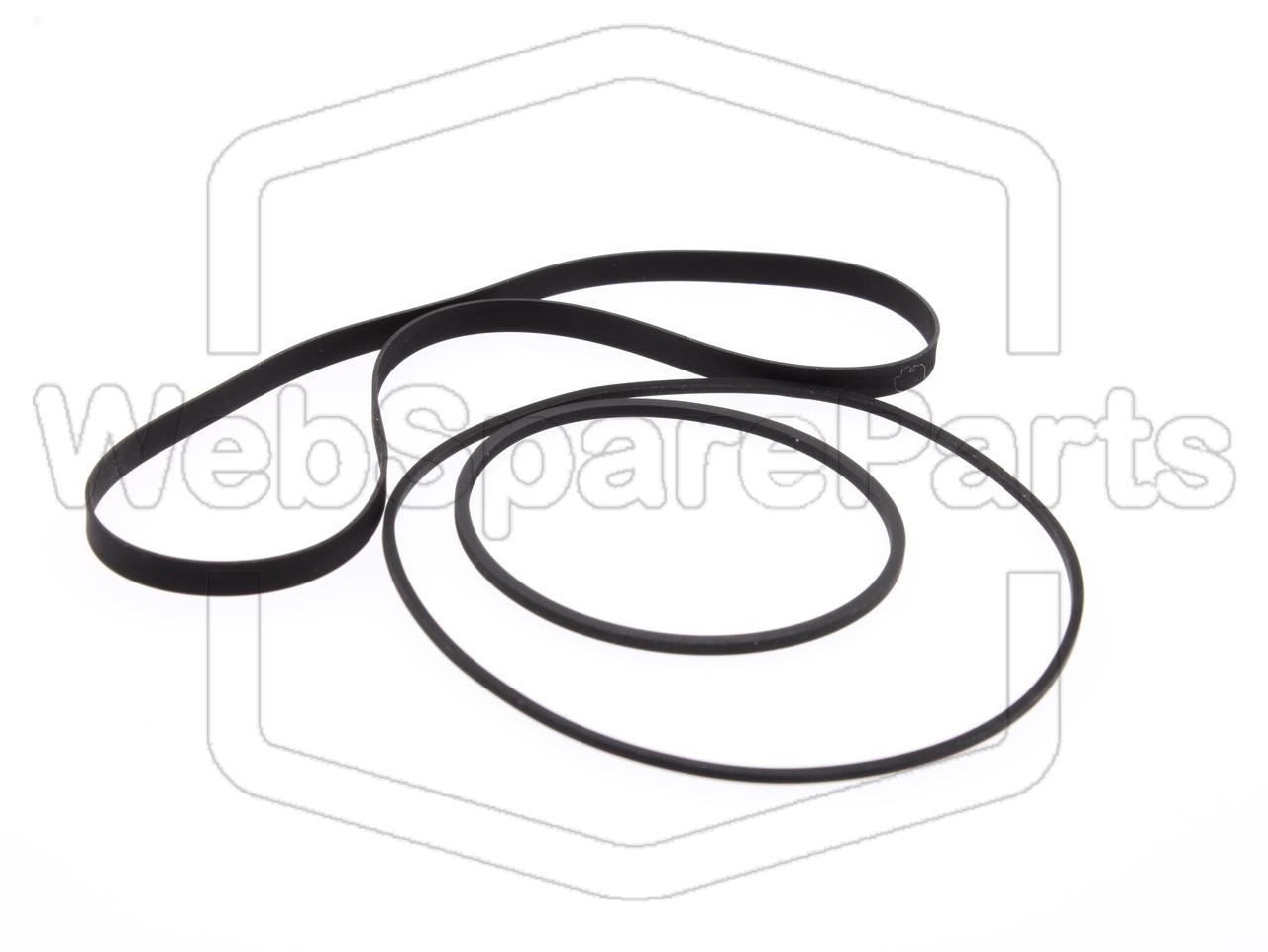 Kit Courroies Pour Platine Cassette Akai CS-703D