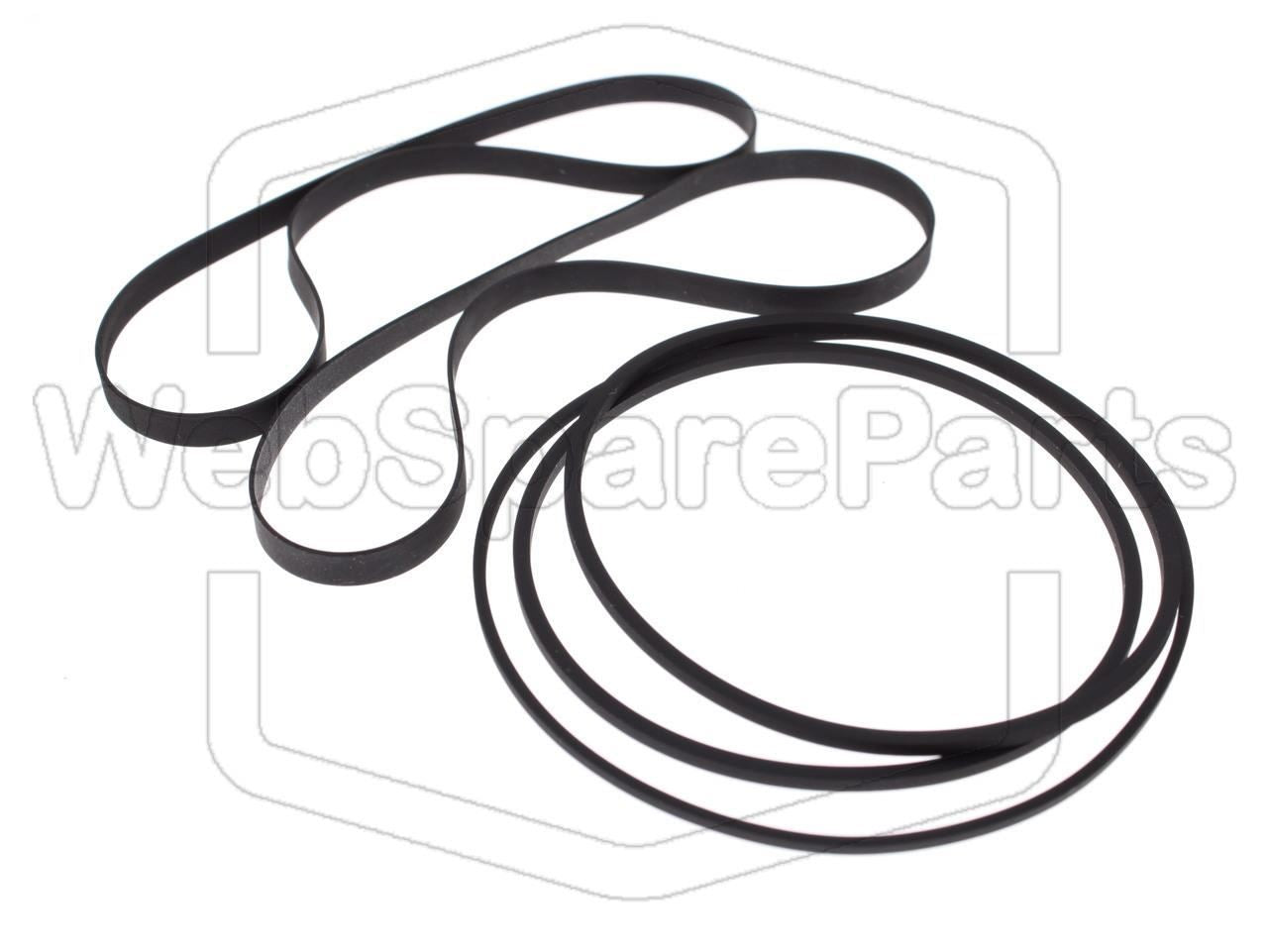 Kit Courroies Pour Platine Cassette Sharp GF-666