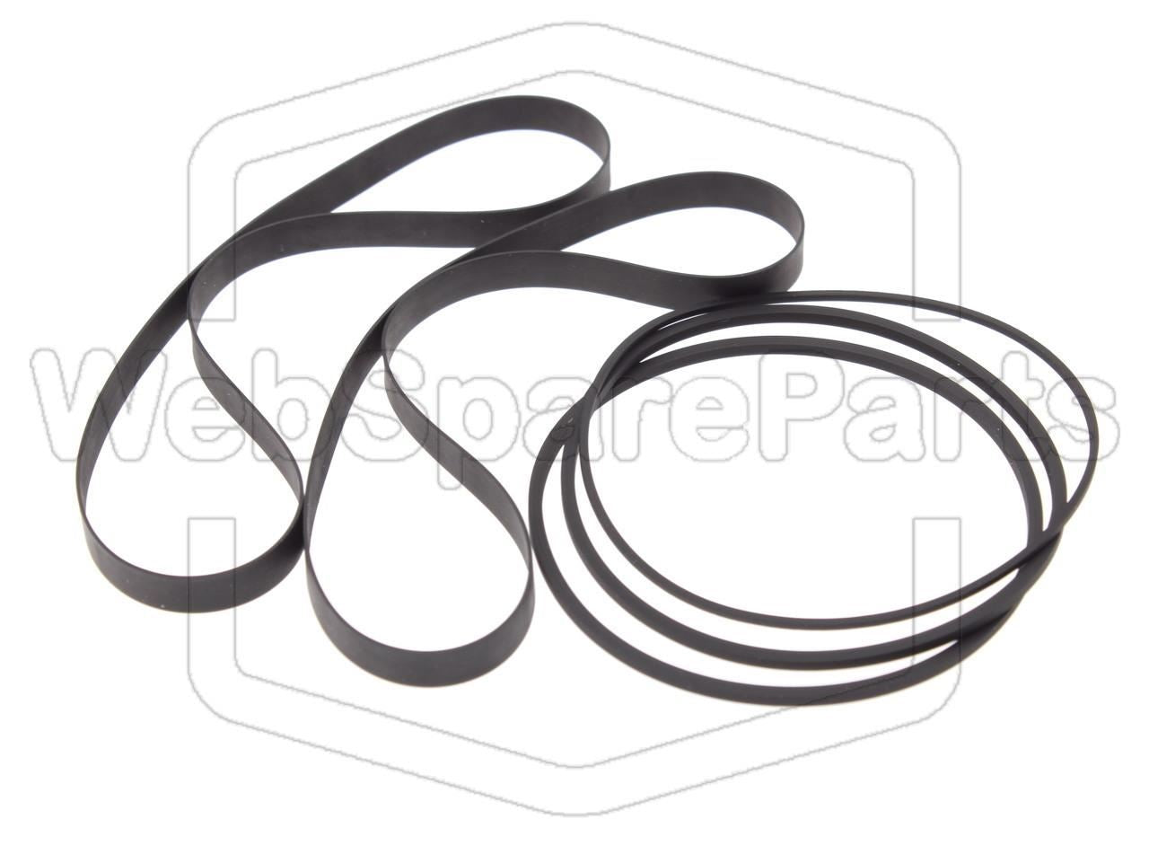 Kit Courroies Pour Platine Cassette JVC PC-W333