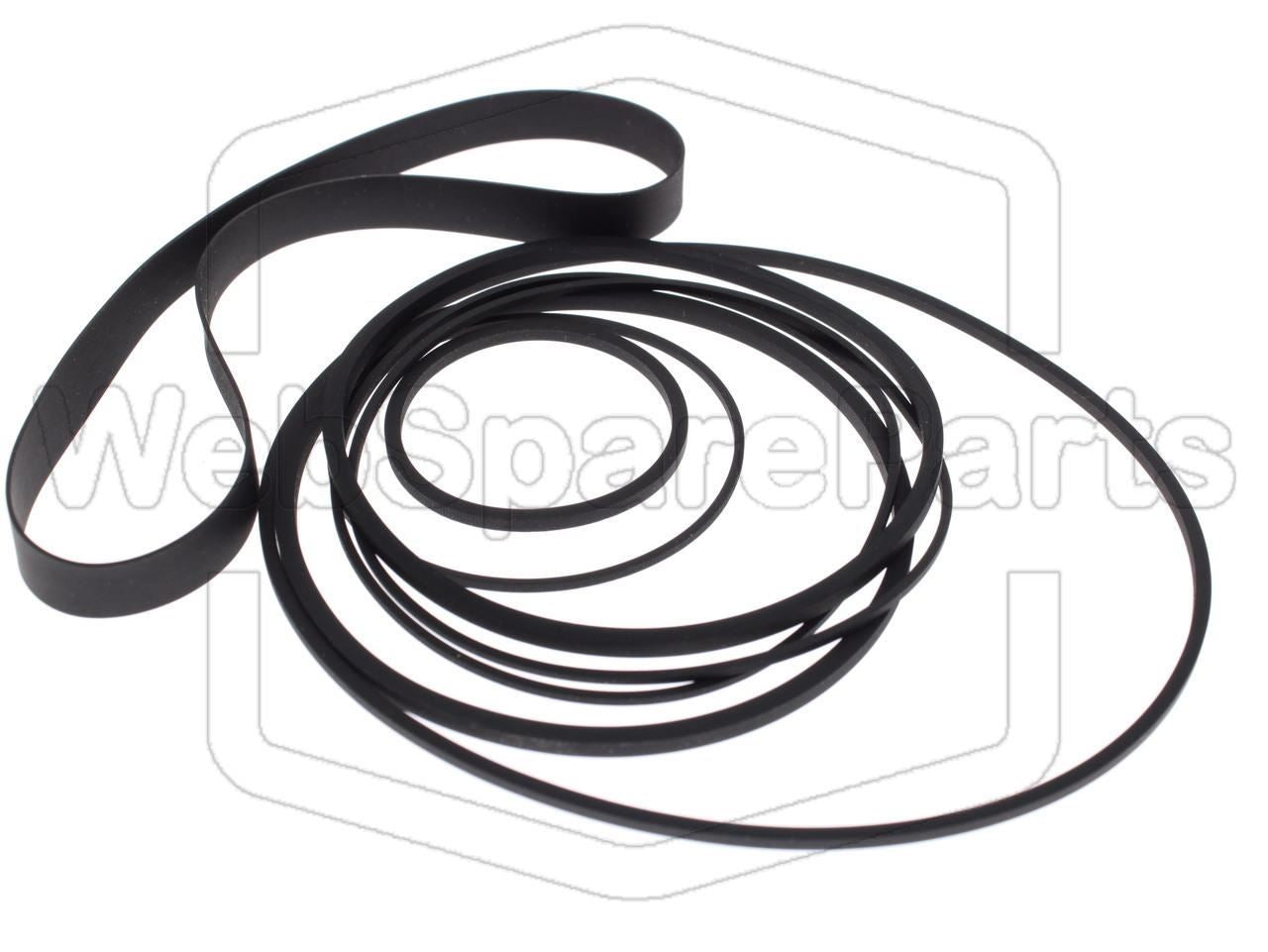 Kit Courroies Pour Magnétoscope Toshiba V-8600 Betamax