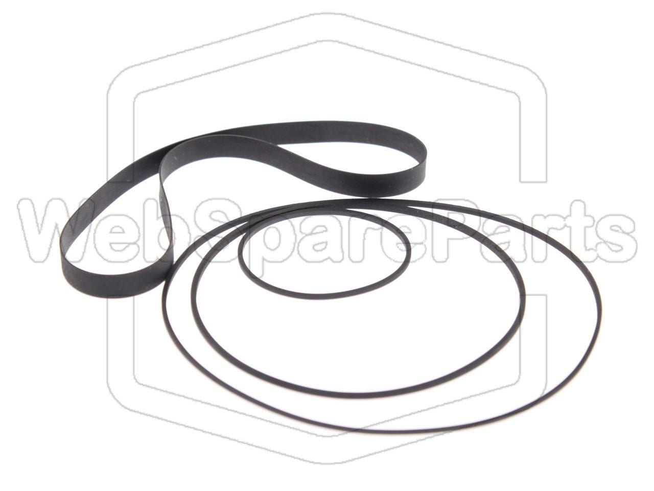 Kit Courroies Pour Platine Cassette Stéréo Kenwood KX-800