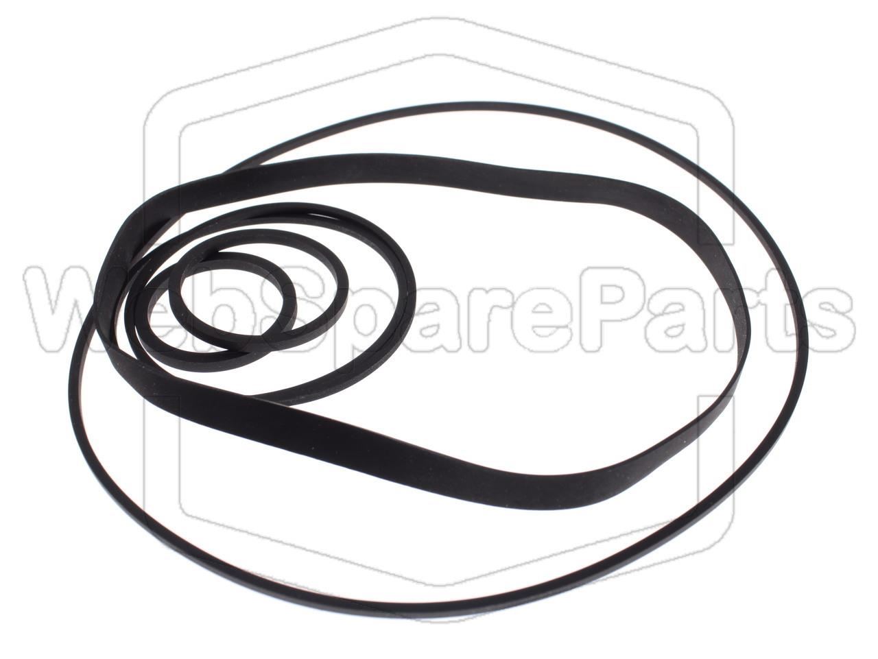 Kit Courroies Pour Magnétoscope Hitachi VT-86 E