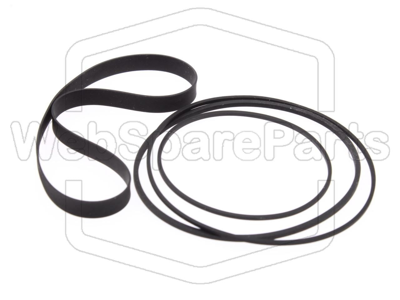 Kit Courroies Pour Platine Cassette Sony TC-FX335