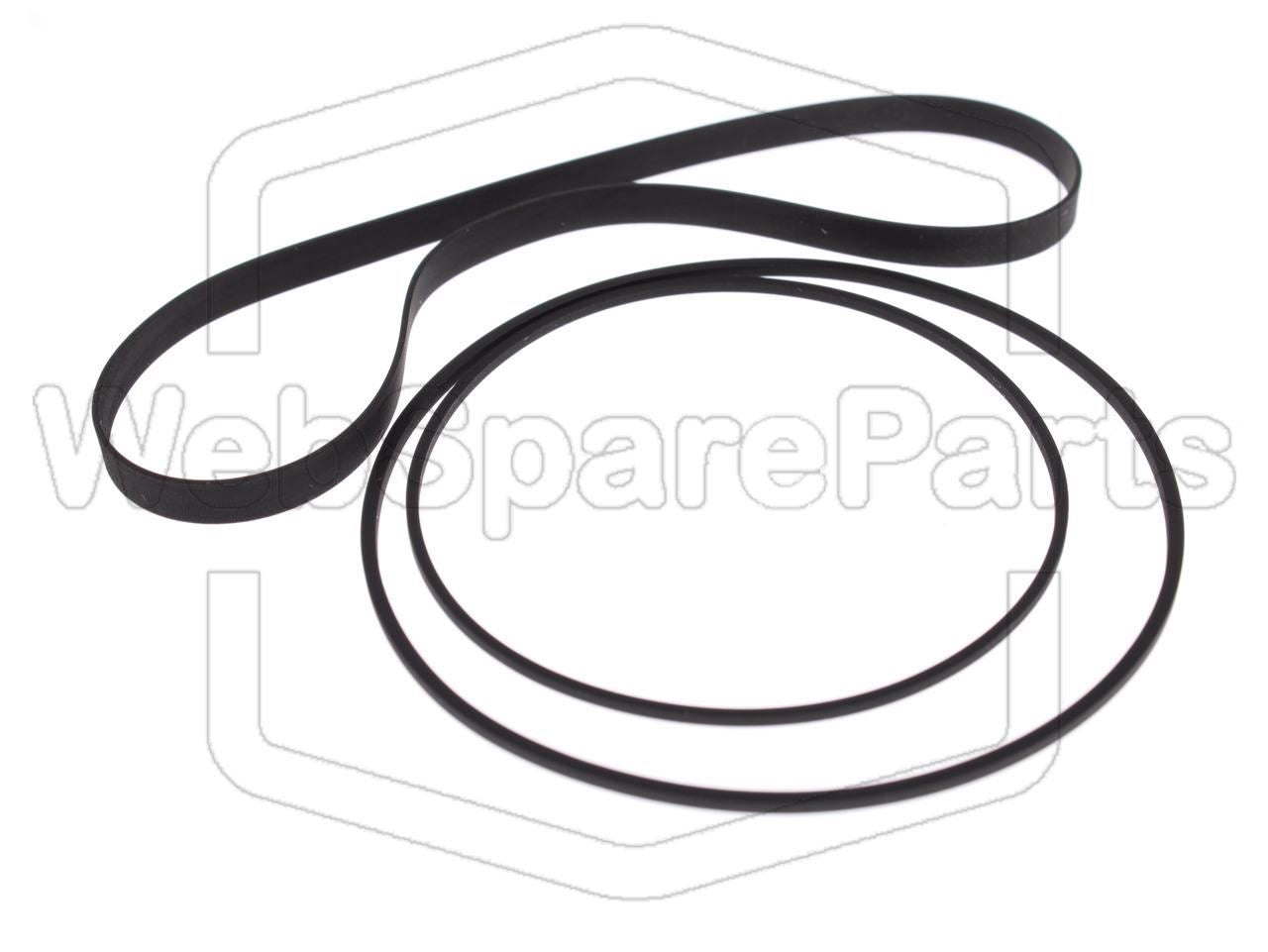 Kit Courroies Pour Platine Cassette Sanyo C-9