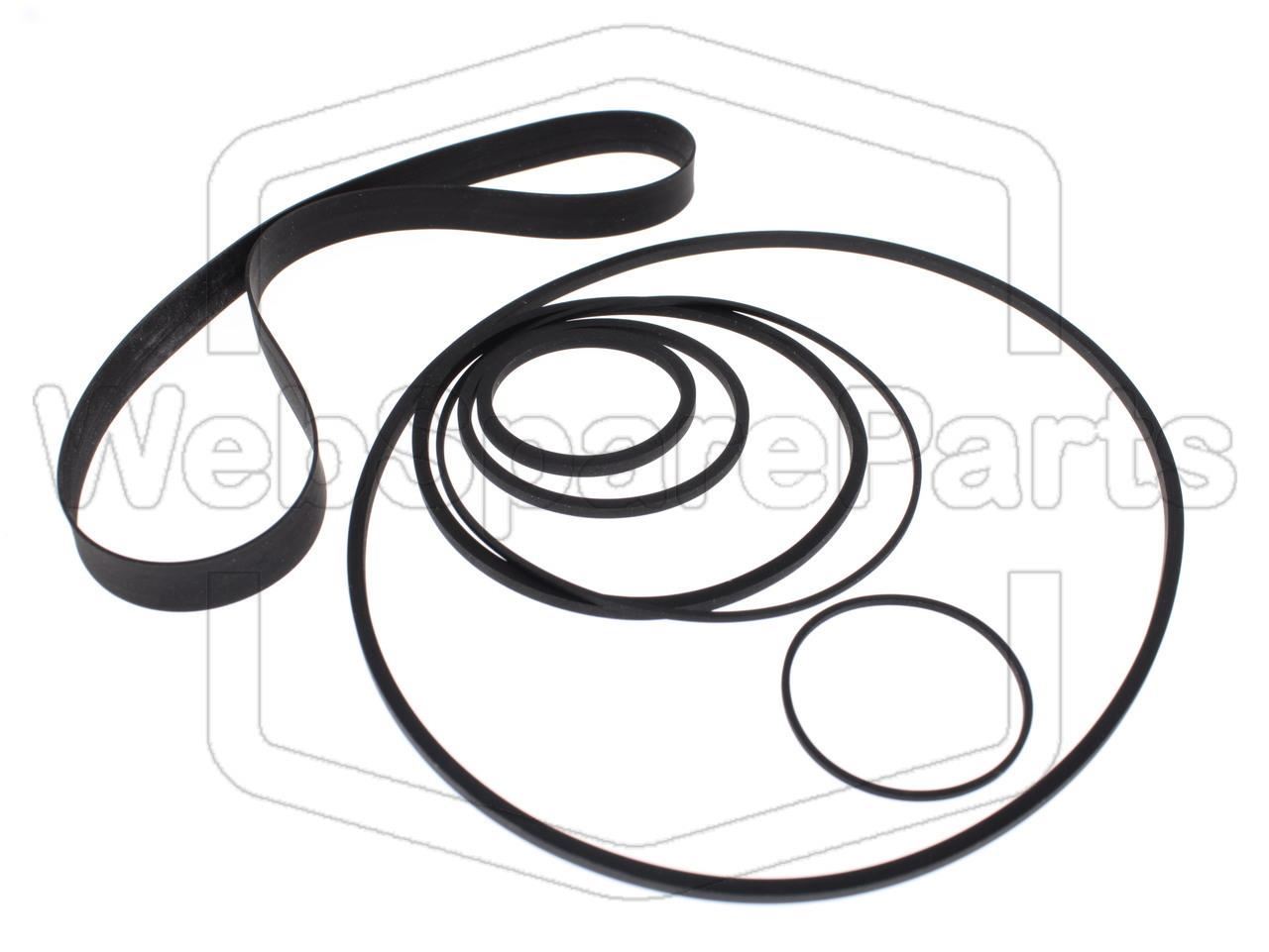 Kit Courroies Pour Magnétoscope Panasonic NV-600