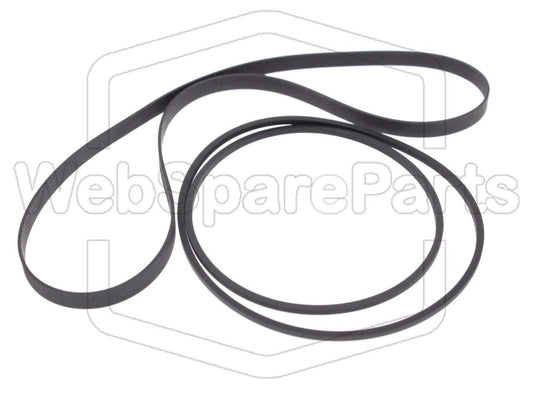 Kit Courroies Pour Platine Cassette Sharp RT-103