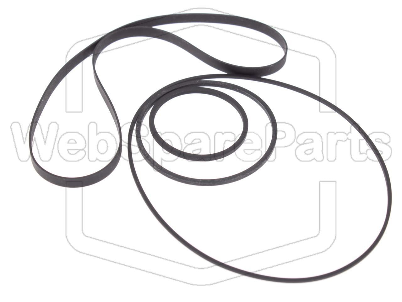 Kit Courroies Pour Platine Cassette Pioneer CT-4