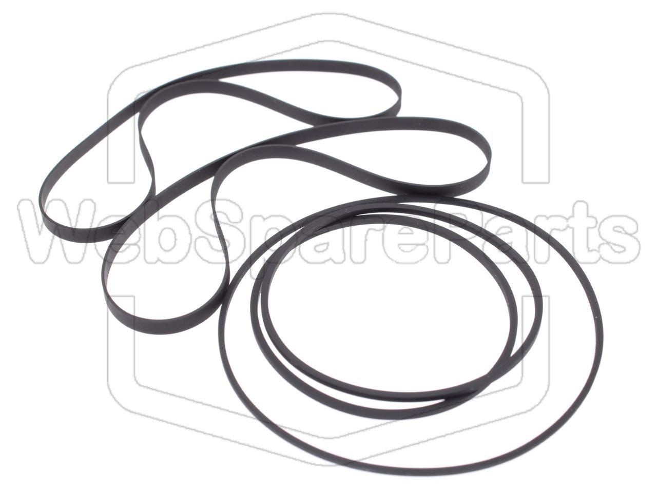 Kit Courroies Pour Double Platine Cassette Grundig CCF-4300 Mk2