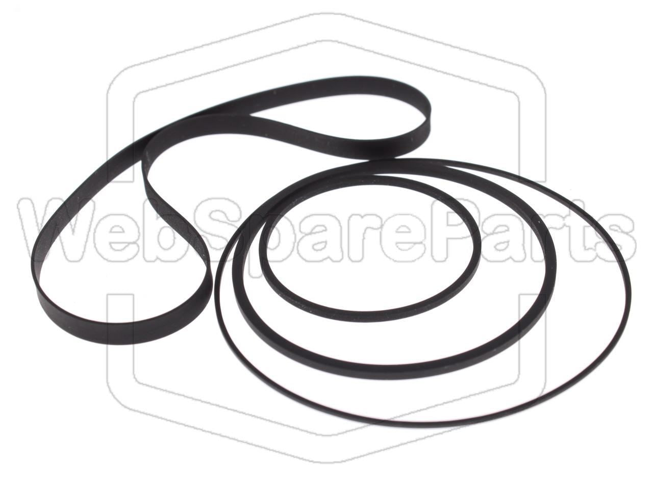 Kit Courroies Pour Platine Cassette Technics RS-M230