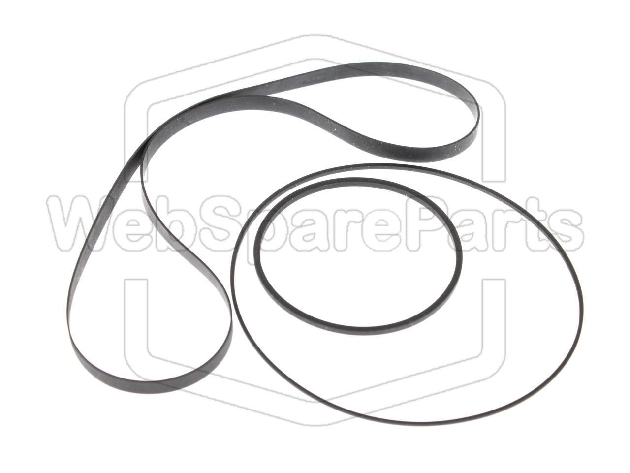 Kit de courroies pour lecteur cassette Marantz 5025