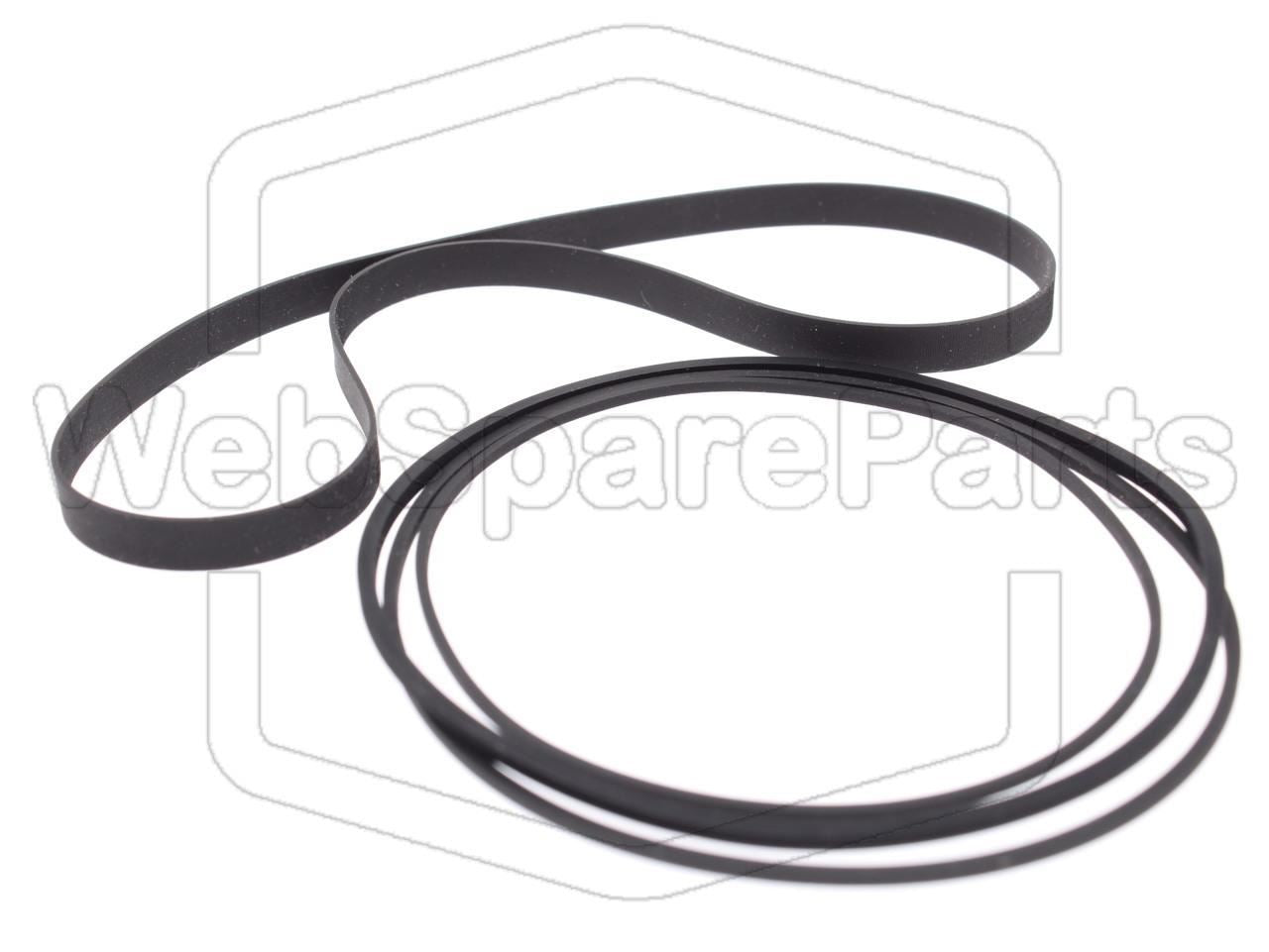 Kit Courroies Pour Platine Cassette Sony TC-K6