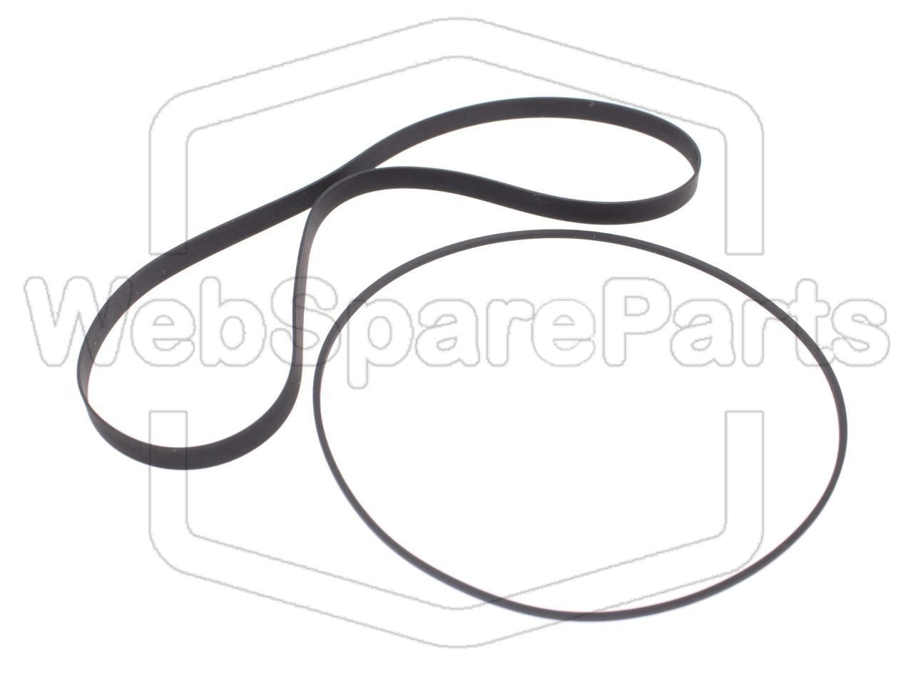 Kit Courroies (Version 1) Pour Platine Cassette Akai CS-F11