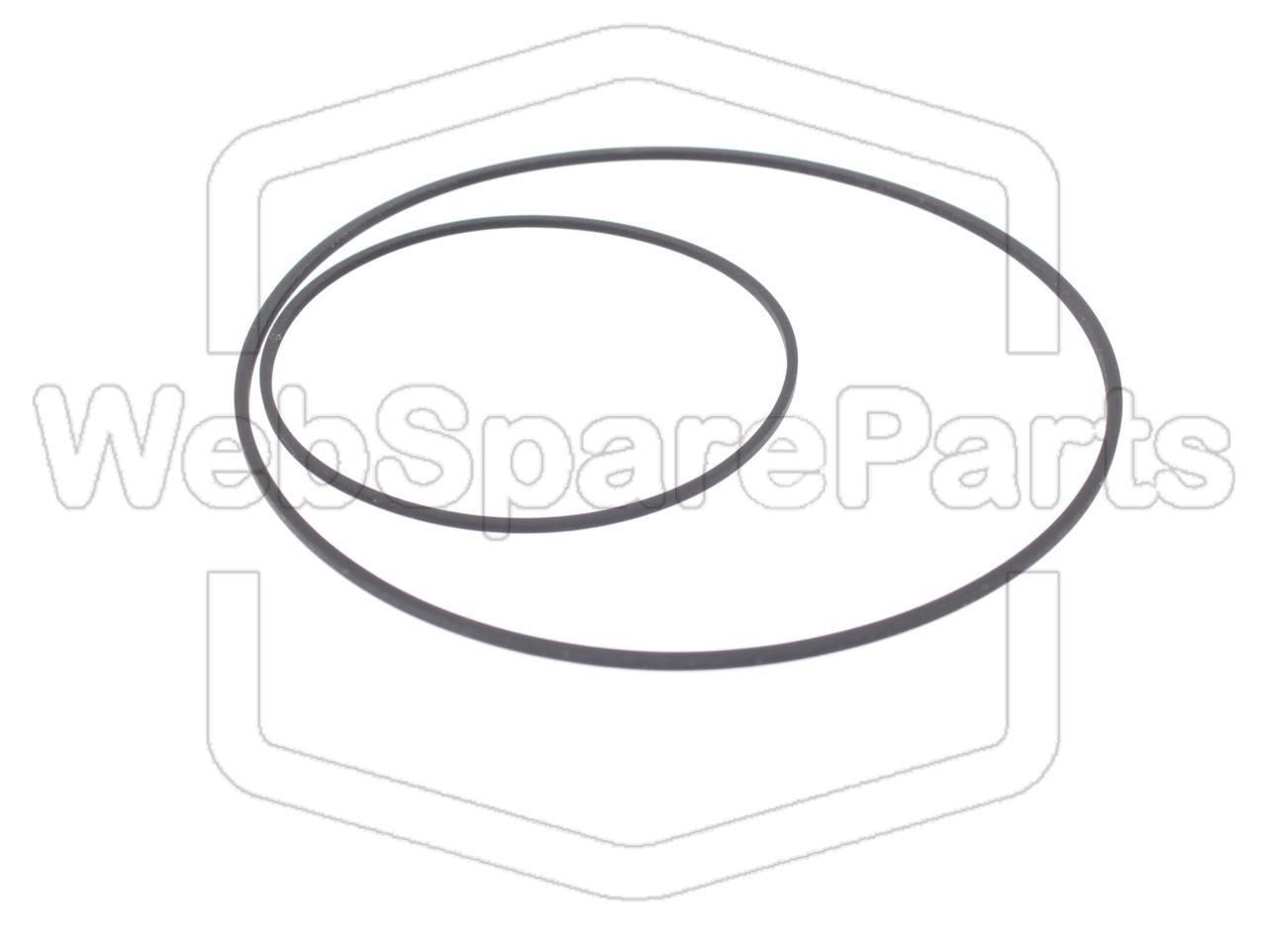 Kit courroies pour autoradio cassette Philips AC730 22AC730