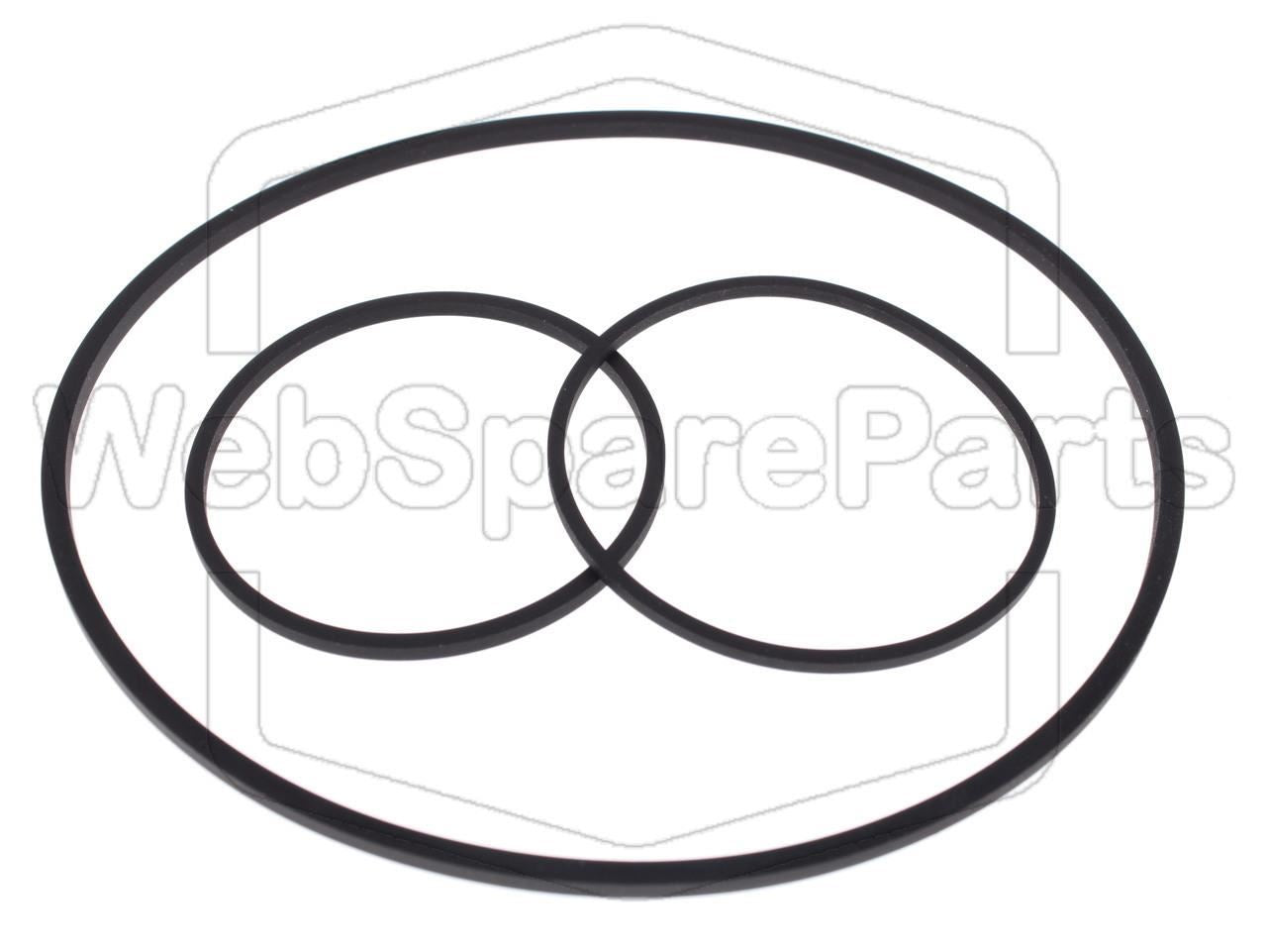 Kit Courroies Pour Magnétoscope Siemens FM-394-9