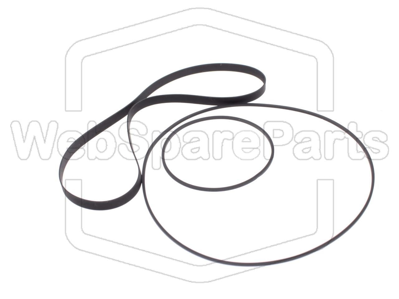 Kit Courroies Pour Platine Cassette Akai GX-C715D