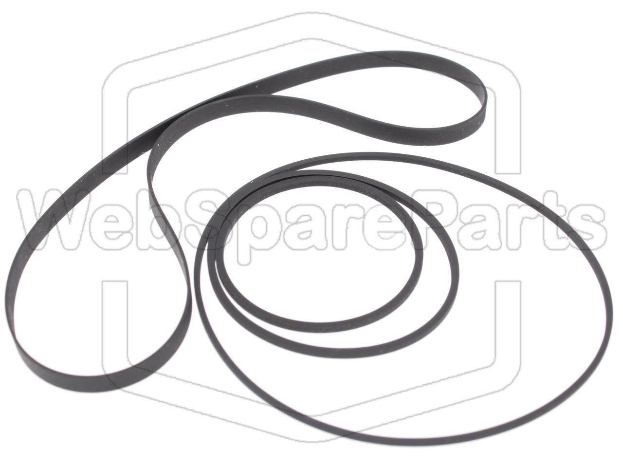 Kit Courroies Pour Platine Cassette Panasonic SG-65