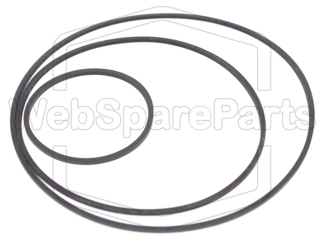 Kit Courroies Pour Platine Cassette Philips D-6600