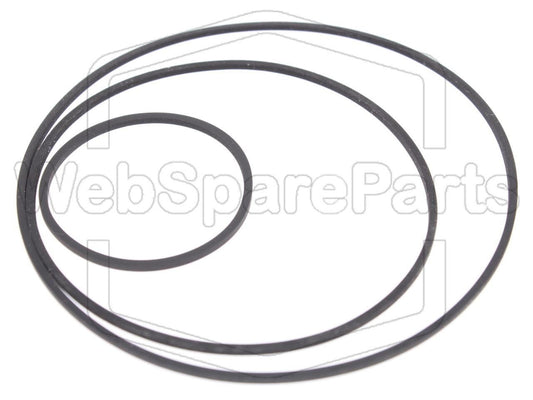 Kit Courroies Pour Platine Cassette Philips D-6600