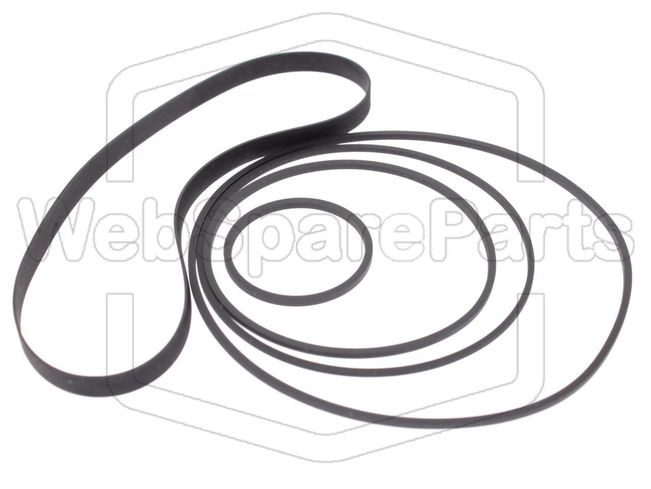 Kit Courroies Pour Platine Cassette Luxman K-113