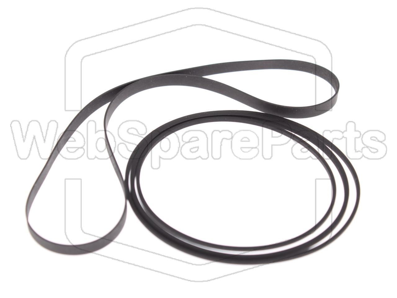 Kit Courroies Pour Platine Cassette Sharp VZ-3500