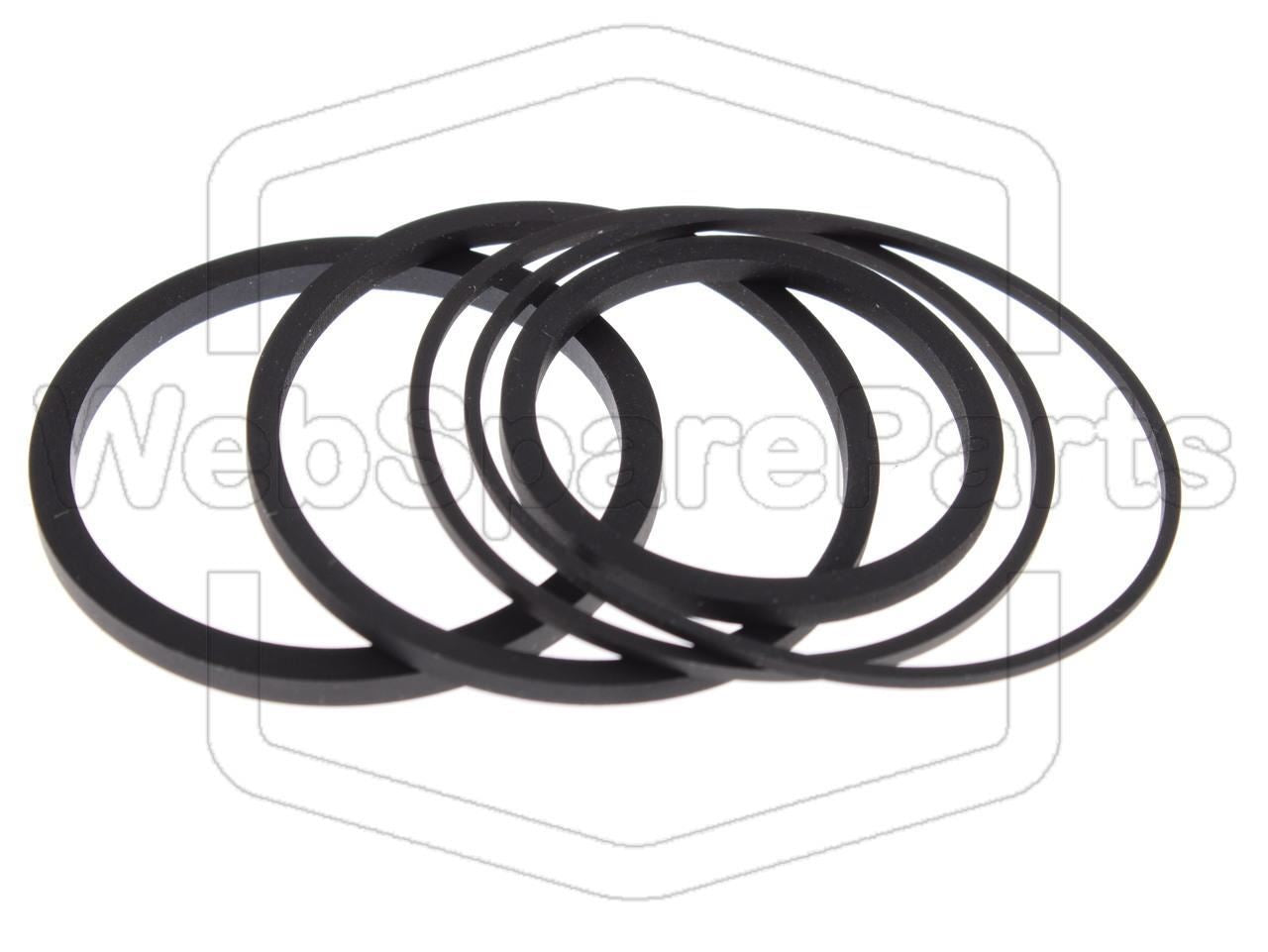 Kit Courroies Pour Magnétoscope Sanyo VPR-5800 Betamax