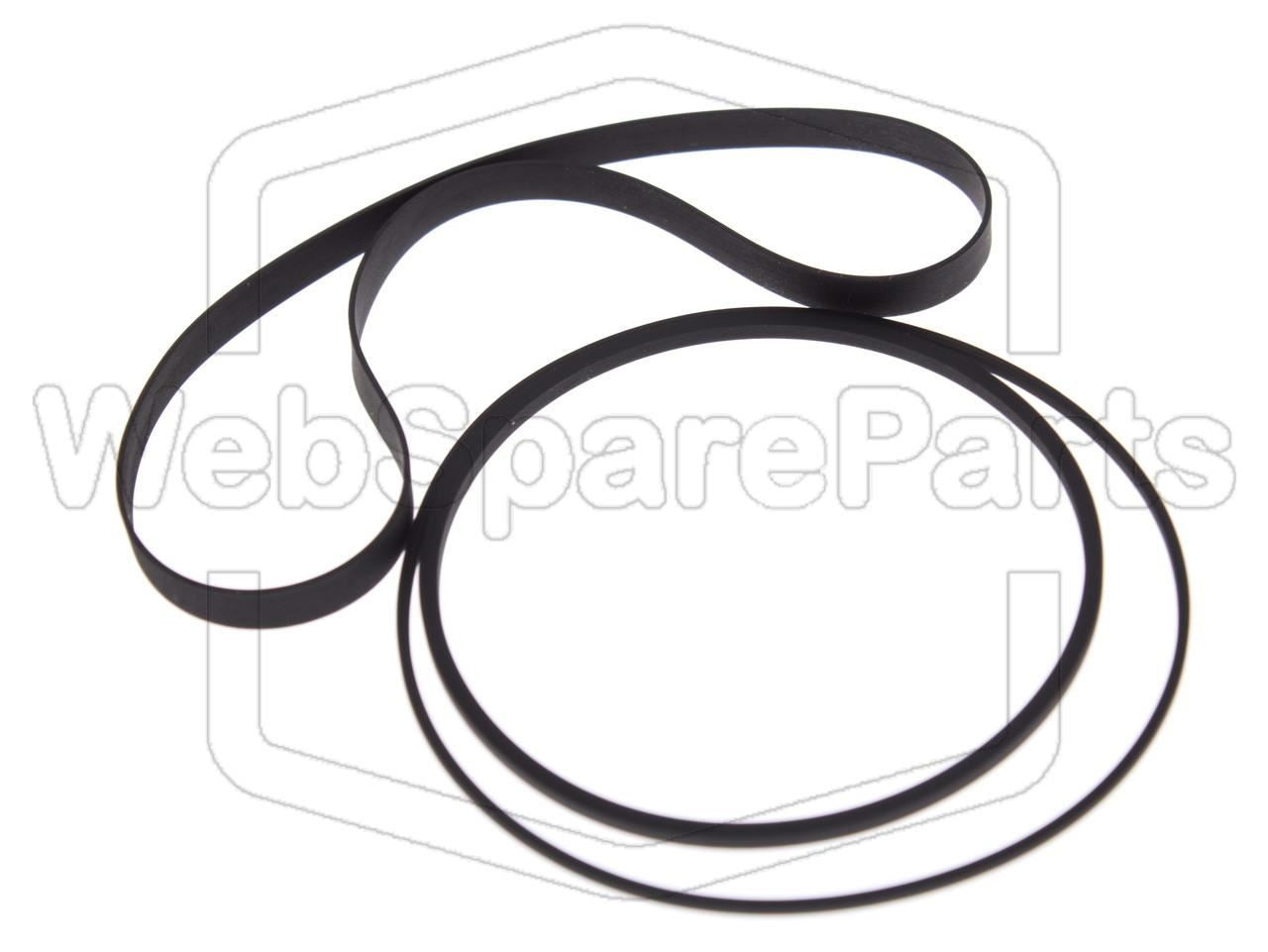 Kit Courroies Pour Platine Cassette Technics RS-B10
